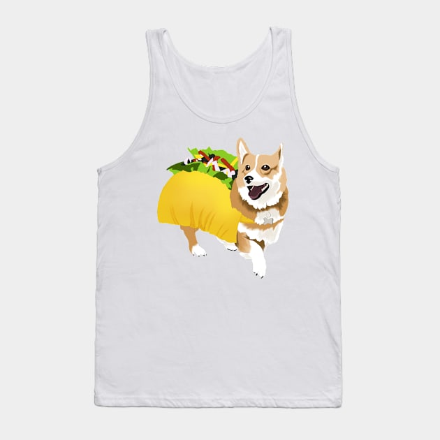 Tacorgi Tank Top by lauramcart